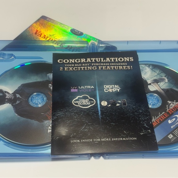 Abraham Lincoln: Vampire Hunter. Blu-ray, DVD, Digital Code combo pack - Picture 3 of 3